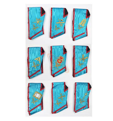 Masonic Blue Lodge Officers Collars- Set of 9 collar - kitchcutlery
 - 1